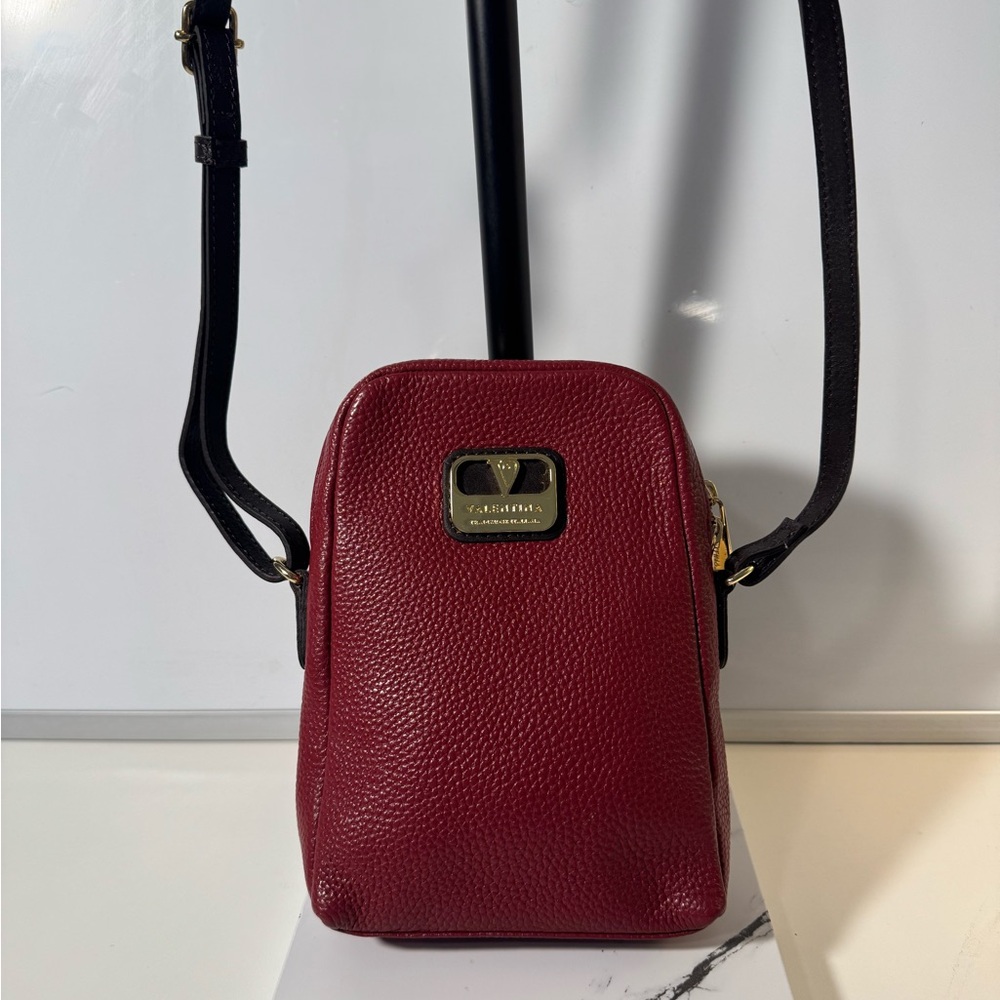 Valentina Burgundy Crossbody Bag